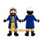 Blue Pirate Mascot Costume