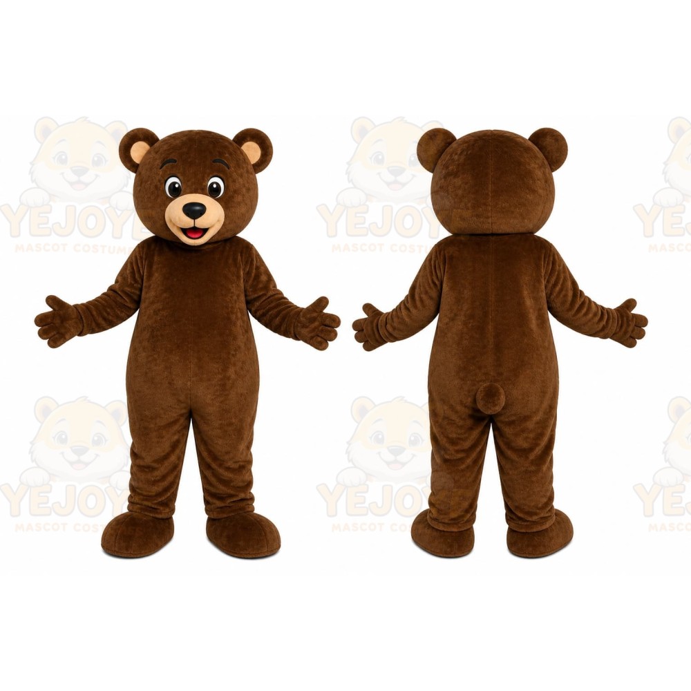 Brown Bear Mascot Costume