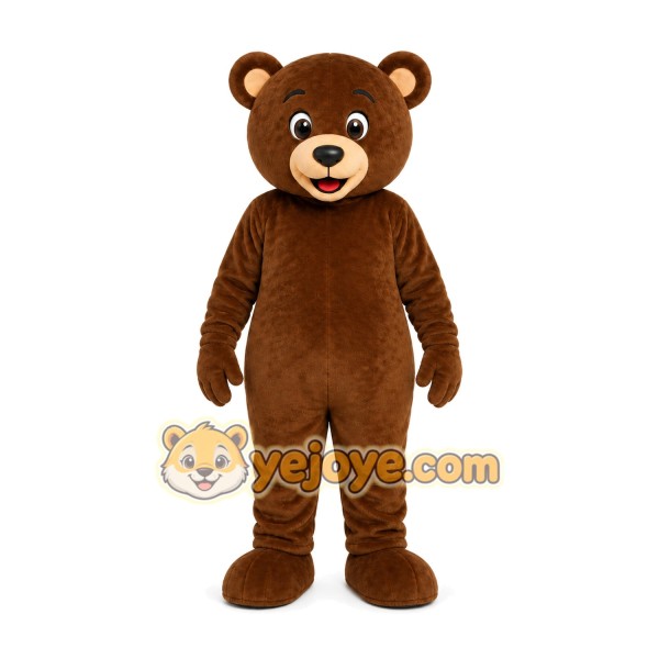 Brown Bear Mascot Costume