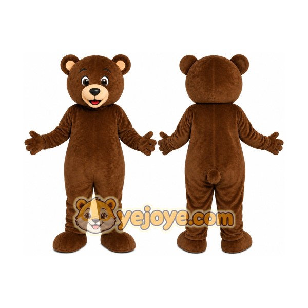 Brown Bear Mascot Costume