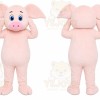 Pink Pig Mascot Costume