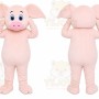 Pink Pig Mascot Costume