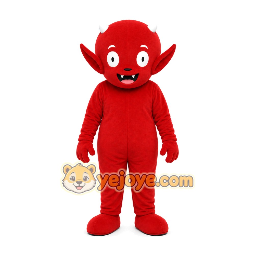 Red Devil Mascot Costume