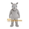 Gray Hippo Mascot Costume Gray Hippo Mascot Costume