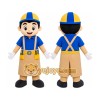 Builder Boy Mascot Costume Builder Boy Mascot Costume