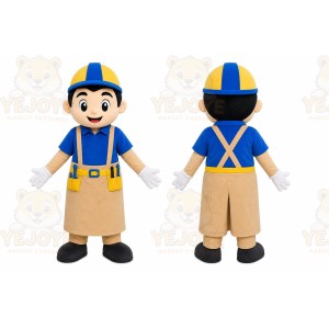 Builder Boy Mascot Costume