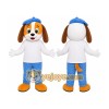 Puppy Blue Cap Mascot Costume Puppy Blue Cap Mascot Costume