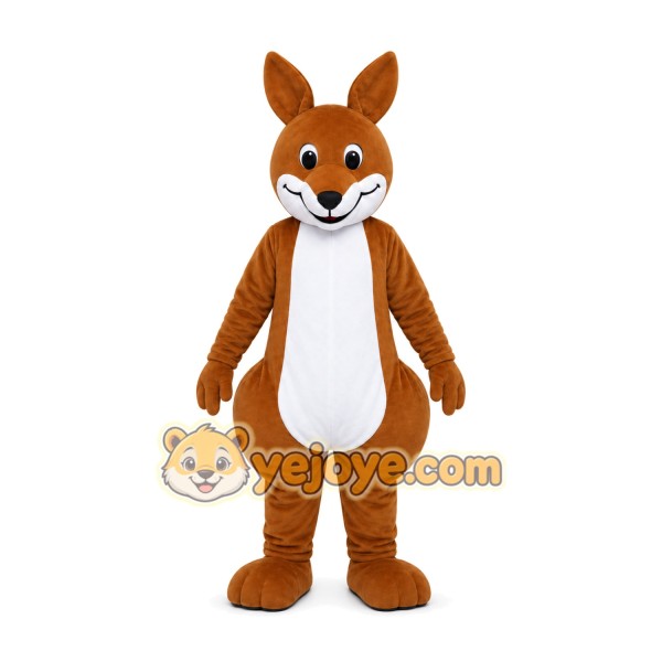 Brown Kangaroo Mascot Costume