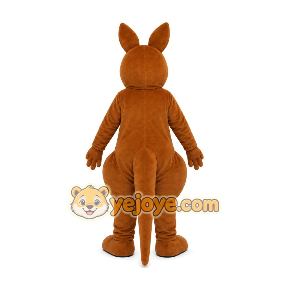 Brown Kangaroo Mascot Costume