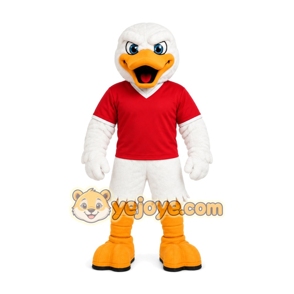Eagle Red Shirt Mascot Costume