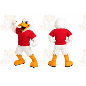 Eagle Red Shirt Mascot Costume