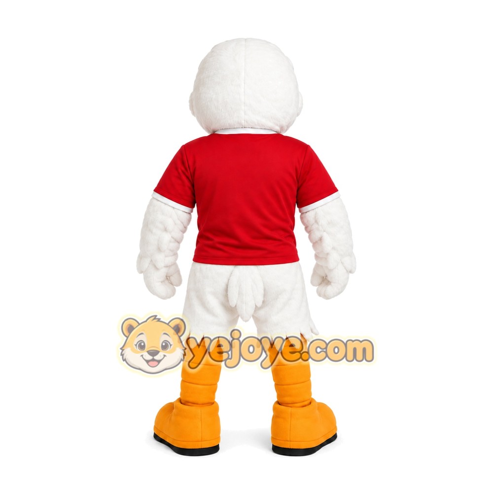 Eagle Red Shirt Mascot Costume