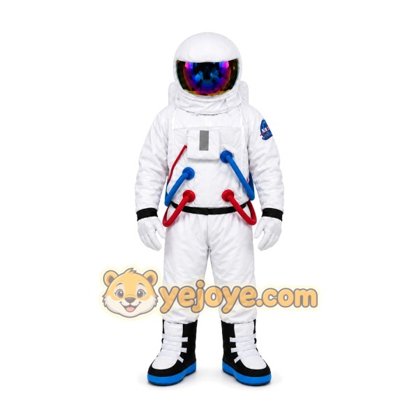 White Astronaut Mascot Costume