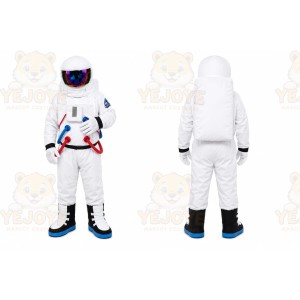 White Astronaut Mascot Costume