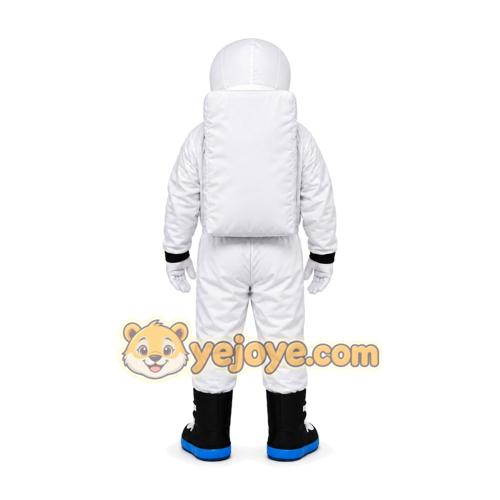 White Astronaut Mascot Costume White Astronaut Mascot Costume