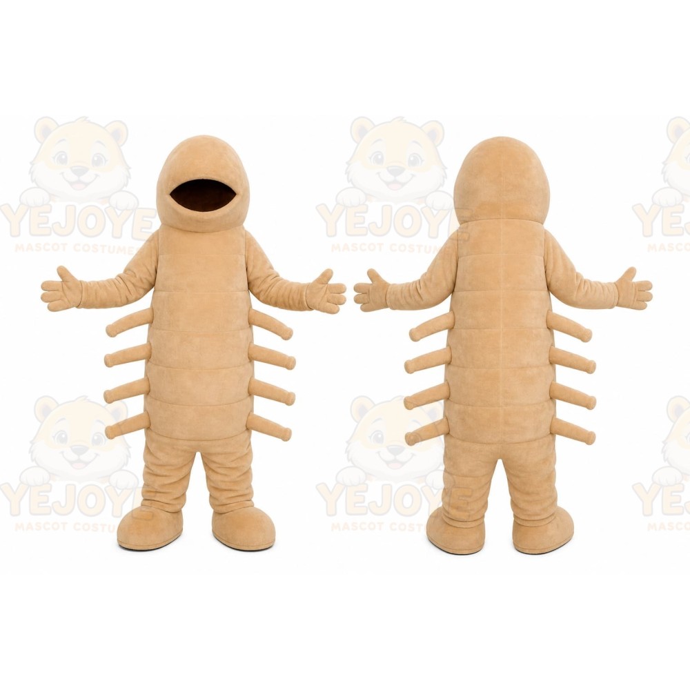 Beige Bug Mascot Costume