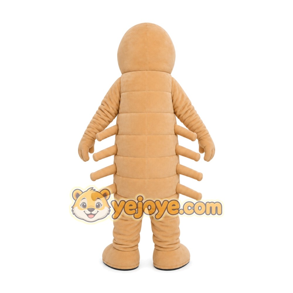Beige Bug Mascot Costume Beige Bug Mascot Costume