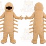 Beige Bug Mascot Costume