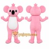 Pink Koala Mascot Costume