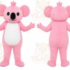 Pink Koala Mascot Costume