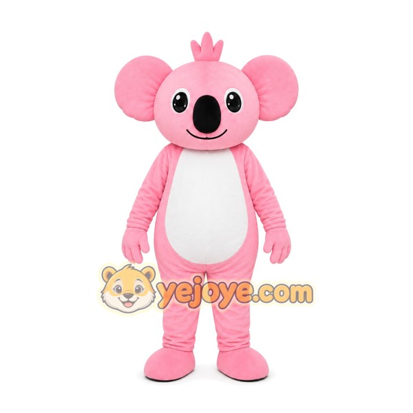 Pink Koala Mascot Costume