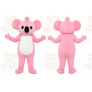 Pink Koala Mascot Costume