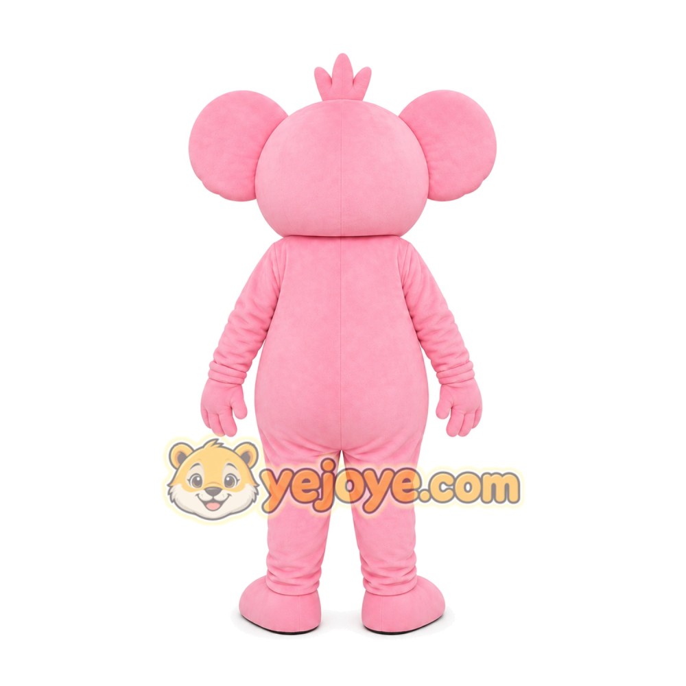 Pink Koala Mascot Costume