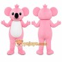 Pink Koala Mascot Costume