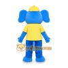 Blue Elephant Cap Mascot Costume Blue Elephant Cap Mascot Costume