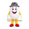 White Bucket Character Mascot Costume White Bucket Character Mascot Costume