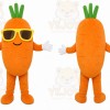 Orange Carrot Mascot Costume
