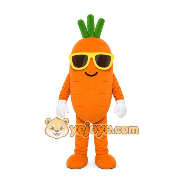 Orange Carrot Mascot Costume Orange Carrot Mascot Costume
