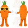 Orange Carrot Mascot Costume