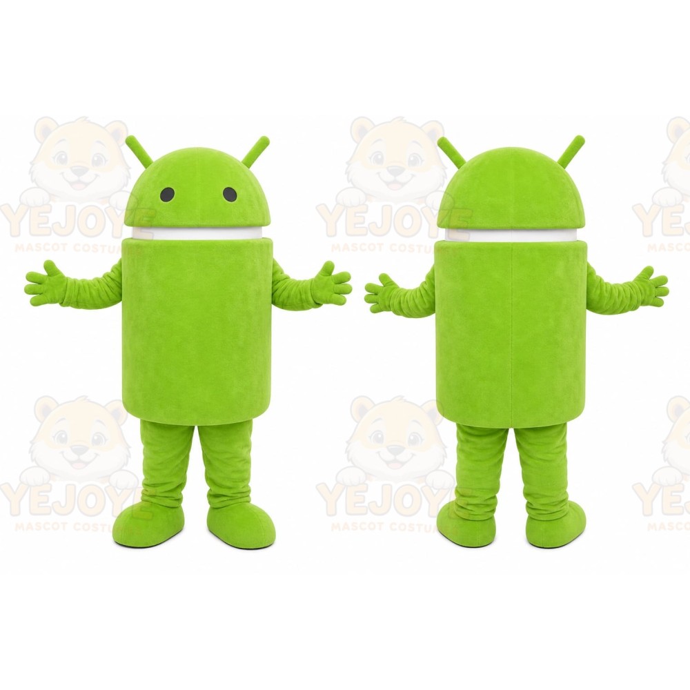 Green Android Mascot Costume