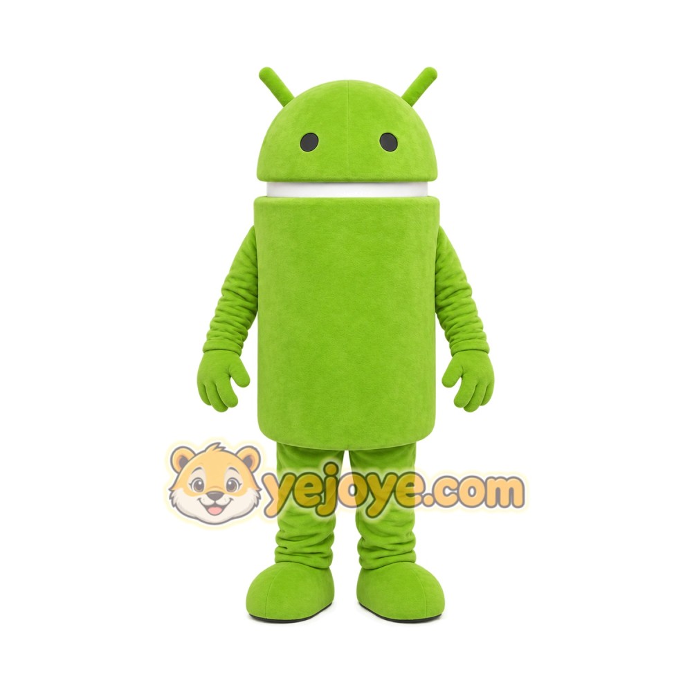 Green Android Mascot Costume