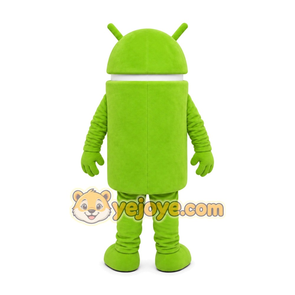 Green Android Mascot Costume