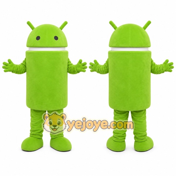 Green Android Mascot Costume
