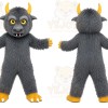 Gray Monster Mascot Costume