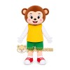 Monkey Green Shorts Mascot Costume Monkey Green Shorts Mascot Costume