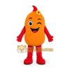 Orange Tube Character Mascot Costume