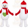 Christmas Snowman Mascot Costume