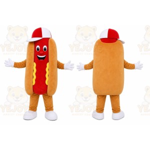 Hot Dog Mascot Costume
