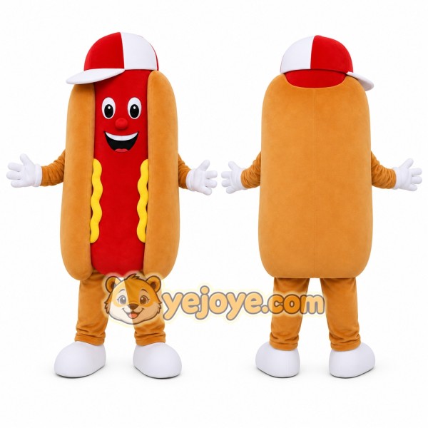 Hot Dog Mascot Costume
