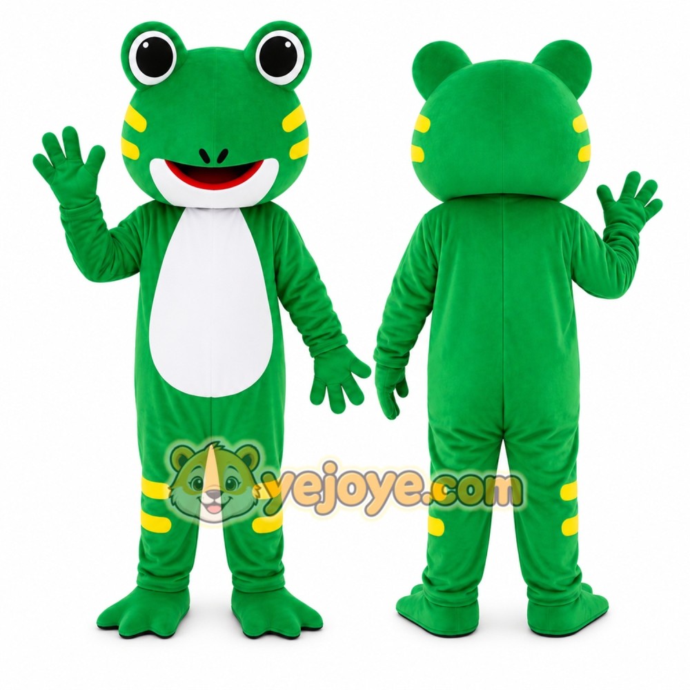 Green Frog Mascot Costume Green Frog Mascot Costume