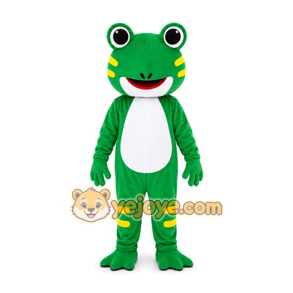 Green Frog Mascot Costume
