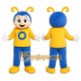 Blue Bee Mascot Costume
