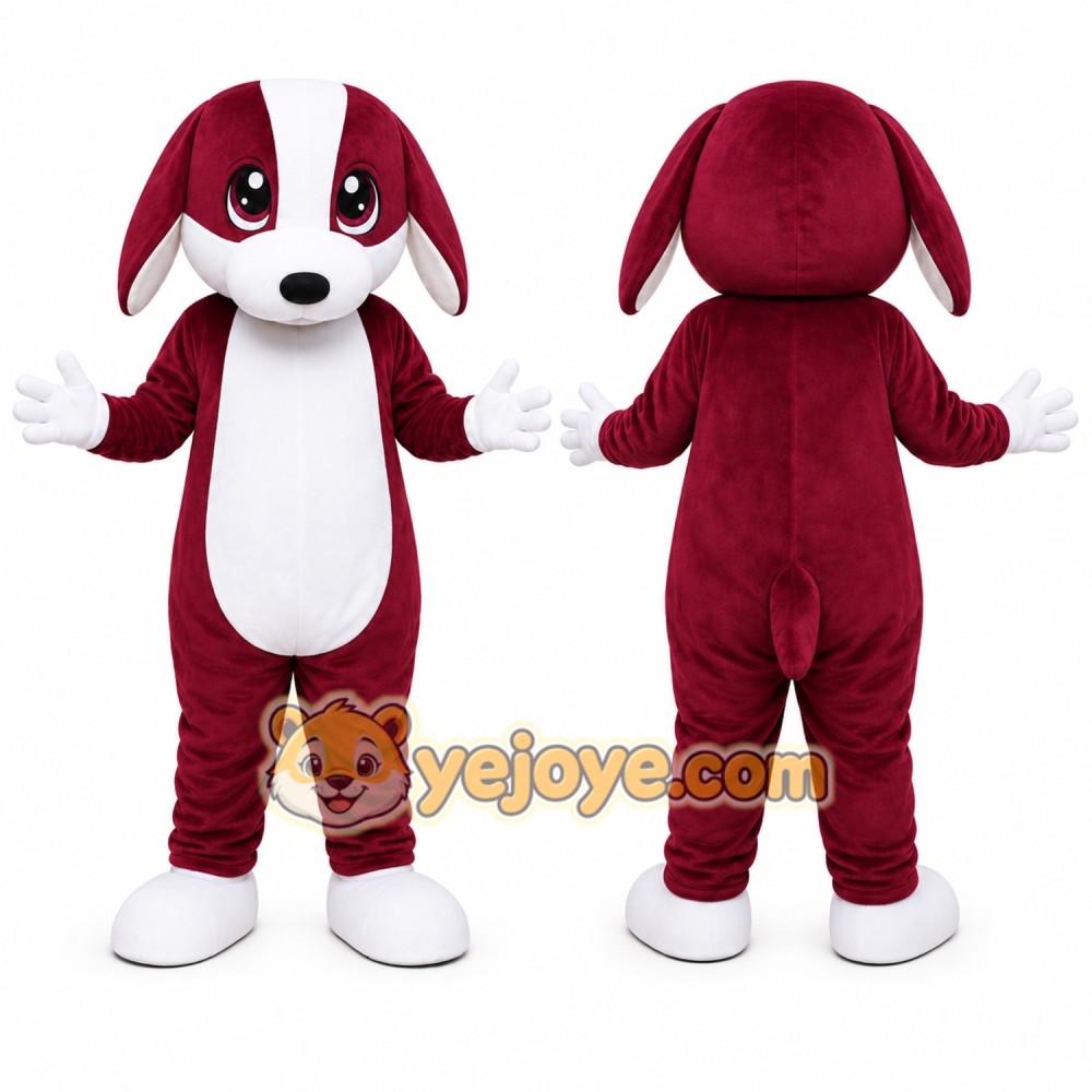 Purple Puppy Dog Mascot Costume