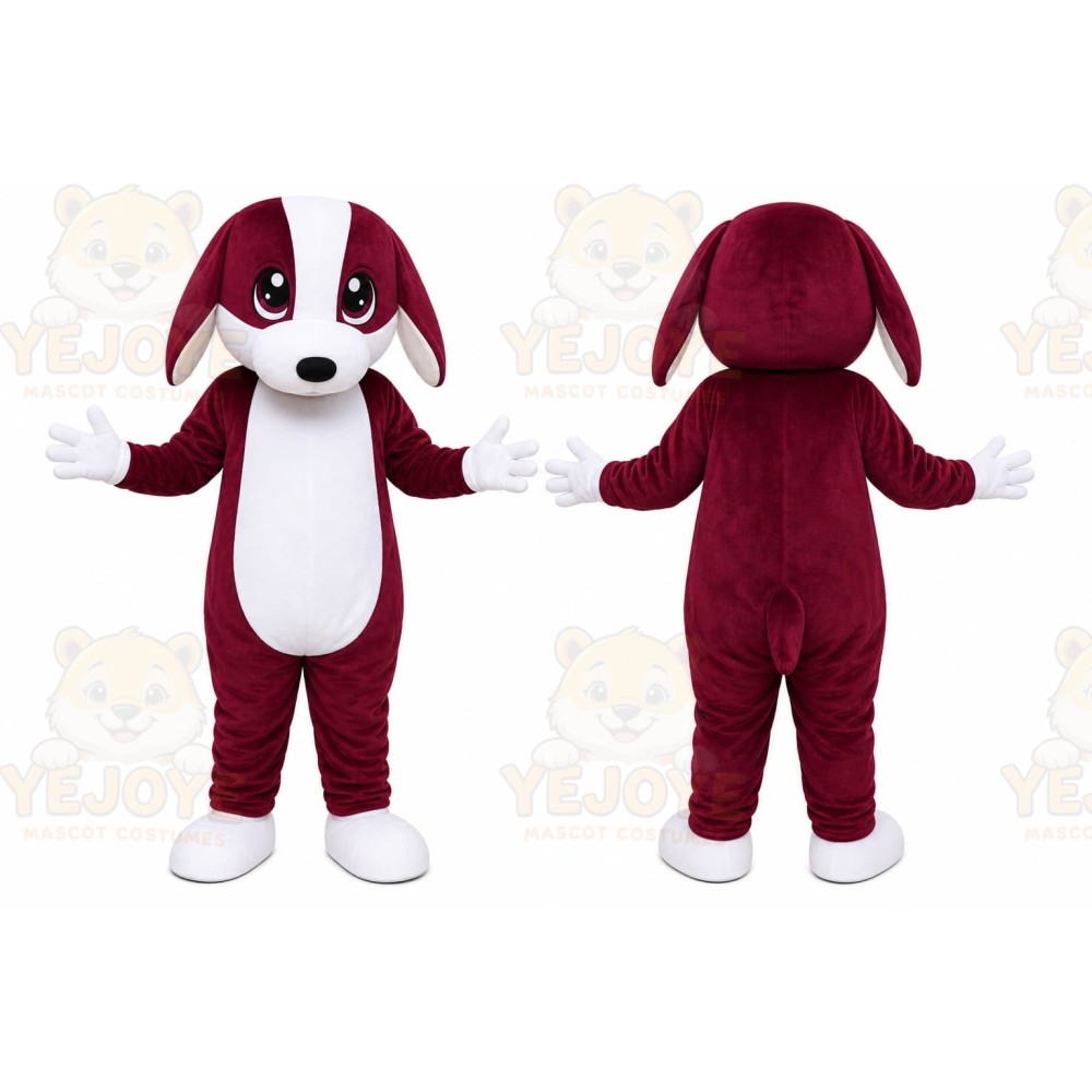 Purple Puppy Dog Mascot Costume