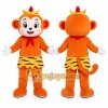 Orange Monkey Mascot Costume Orange Monkey Mascot Costume