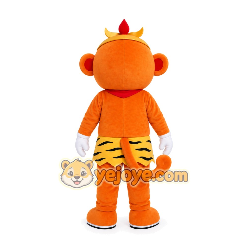 Orange Monkey Mascot Costume Orange Monkey Mascot Costume